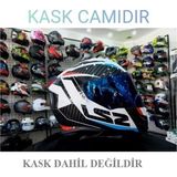 Ls2 Rapid-Rapid Mini-Stream-Storm Kask Camı Aynalı Mavi Vizör - Standart - Tek Renk