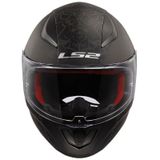LS2 Rapid Takaroa Full Face Siyah Kırmızı Motosiklet Kaskı