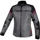 Ls2 Riva Kadın 4 Mevsim Motosiklet Montu Siyah-Gri-Pembe - XS