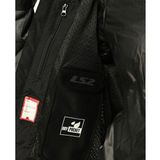 LS2 Riva Yazlık Motosiklet Montu Nefes Alabilir Polyester Malzeme ile 4 Mevsim Kullanım İçin - 4XL - Siyah - Sarı