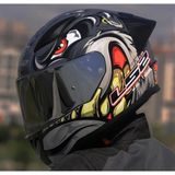 Ls2 Rrapıd 2 Race Spox Gri-Kırmızı Kask(Siyah+Şeffaf Cam+Spoıler) - Siyah - Gri