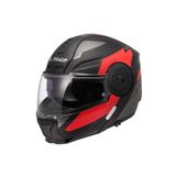 LS2 Scope 2 Durıa Mat Siyah-kırmızı Kask