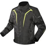 LS2 SEPANG MONT Siyah-Gri-Neon Sarı Su Geçirmez Polyester 2XL Mevsimlik Koruma