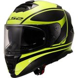 Ls2 Storm 2 Dodger Mat Siyah-Neon Sarı Kask - 2XL - Çok Renkli