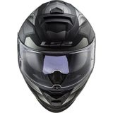 LS2 Storm 2 Jeans Full Face Mat Siyah Gri Motosiklet Kaskı