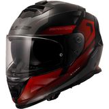 Ls2 Storm 2 Kronos Kırmızı-Gri Kask