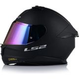 Ls2 Storm 2 Mat Siyah Fullface Motosiklet Kaskı Gökkuşağı Camlı - 3XL