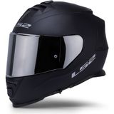 Ls2 Storm 2 Mat Siyah Kapalı Motosiklet Kaskı Gri Camlı - XL