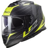 Ls2 Storm 2 Nerve Mat Siyah-Neon Sarı Kask - 3XL