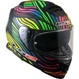 Ls2 Storm 2 Power Mat Siyah-Gökkuşağı Kask - Renkli