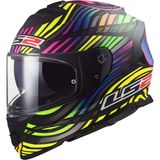 Ls2 Storm 2 Power Mat Siyah-Gökkuşağı Kask - XS - Çok Renkli