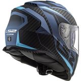 Ls2 Storm 2 Racer Full Face Motosiklet Kaskı - Mat Mavi - Siyah