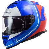 Ls2 Storm 2 Slant Mavi-Kırmızı Kask - Tek Renk - XL