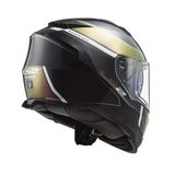 LS2 Storm 2 Velvet Full Face Siyah Gök Kuşağı Motosiklet Kaskı