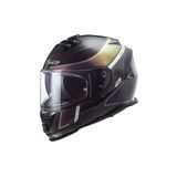LS2 Storm 2 Velvet Gökkuşağı Mat Siyah Motosiklet Kaskı