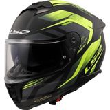 Ls2 Stream 2 Fury Kapalı Kask Mat Siyah-gri-neon Sarı 2X-LARGE