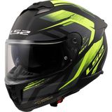 Ls2 Stream 2 Fury Mat Siyah-Gri-Neon Sarı Kask - XS - Mat Siyah - Neon Sarı