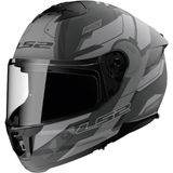 Ls2 Stream 2 Güneş Vizörlü Motosiklet Kaskı Shadow Mat Titanium Gri L Beden Hafif KPA Kabuk - Renkli