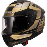 Ls2 Stream 2 Road Full Face Motosiklet Kaskı Gold Gri Mat Siyah