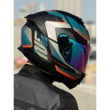 Ls2 Stream 2 Road Mat Siyah-Gri-Mavi-Kırmızı Kask - 3XL