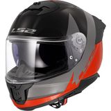 Ls2 Stream 2 Thunderbız Gri-Turuncu Kask - 3XL