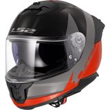 Ls2 Stream 2 Thunderbız Gri-Turuncu Kask - Çok Renkli