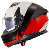 Ls2 Stream 2 Thunderbız Siyah-Kırmızı Fullface Motosiklet Kaskı - 2XL