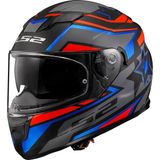 Ls2 Stream Evo Fast Kask - XL - Mat Siyah - Kırmızı