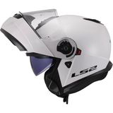 Ls2 Strobe 2 Çene Açılır Beyaz Kask - 3XL