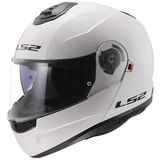 Ls2 Strobe 2 Çene Açılır Kask Beyaz - M - Tek Renk