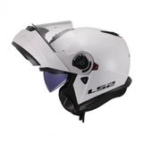Ls2 Strobe 2 Çene Açılır Kask Beyaz