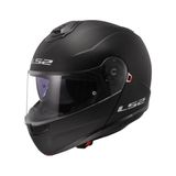 Ls2 Strobe 2 Çene Açılır Mat Siyah Kask - L