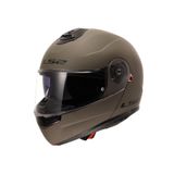 LS2 STROBE 2 Mat Kum Kask, ECE 22.06 P/J Sertifikalı Profesyonel Çene Açılır Modüler Motosiklet Kaskı, KPA Kabuk, Dahili Güneş Vizörlü, Gözlük Uyumlu, Intercom Hazırlıklı (S)