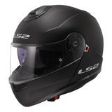 Ls2 Strobe 2 Mat Siyah Çene Açılır Motosiklet Kaskı