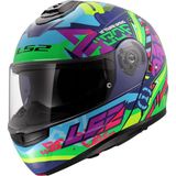 Ls2 Strobe 2 Svent Mavi-Yeşil Kask - Mavi - Yeşil