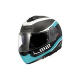 Ls2 Strobe 2 Vıctory -Beyaz-Metal Mavi Kask
