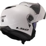 Ls2 Sttrobe 2 Çene Açılır Beyaz Kask - M