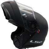 Ls2 Sttrobe 2 Çene Açılır Mat Siyah Kask - XL