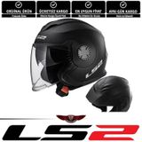 LS2 Verso Siyah Kask Camı