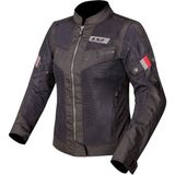 LS2 Yazlık Blade Air Kadın Motosiklet Montu Siyah - Kırmızı Aşınma Direnci ve CE Sertifikalı Koruma - XL