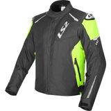 Ls2 Zoom Erkek Motosiklet Mont Siyah-Neon Sarı - 5XL