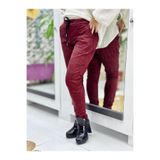 LS57117 İtalyan Süet Pantolon Bordo