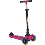Lsc5-I Leddy 2+ 50KG Pembe Çocuk Scooter Katlanabilir Yapı ile Pratik Taşıma