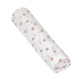 LÄSSIG Bebek battaniyesi, tükürük örtüsü, kundak bezi, 1 adet, 120 x 120 cm, Heavenly Soft Swaddle XL Tiny Team Mantar