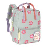 Lässig Happy Trails Mini Sırt Çantası Flower Çiçek Desenli, Çocuk Anaokulu ve Kreş Çantası, 7 L, Su İtici, Ayarlanabilir Omuz Askıları ve Göğüs Kemeri, 3+ Yaş