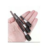 Lstri 3 Parçalı Matkap Ucu Uzatma Seti, 1/4" Altıgen Şaftlı Mıklatıslı Mandren Adaptörü Hızlı Serbest Bırakma Manyetik Tornavida Uzatma Hızlı Bırakma 1/4 Altıgen Şaft Tutucu Matkap Ucu