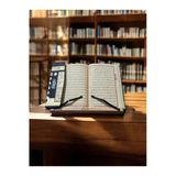 Lstri Kuranı Kerim Rahle Bambu Katlanabilir Kitap Okuma Standı Kitap Tablet Tutma Standı Ahşab 28*20 Cm