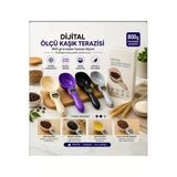 Lstri Mutfak Ölçü Kaşık Terazisi Hassas Ölçüm Kilit Sistemi *12X10 800Gr & Tartım Kilit)