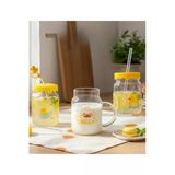Lstri Sevimli Ördek Cam Bardak Limonata Meşrubat Bardağı Piknik
