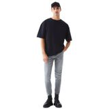 LTB Antrasit Erkek T-shirt, ANTRAİT_201-ANTHRACITE, S, Sloganlı T-shirt